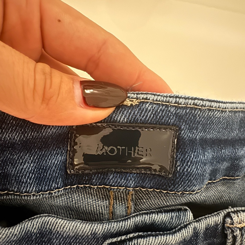 MOTHER Women's Denim Blue Jeans